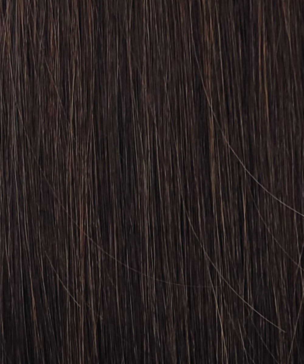 Heat Resistant Wig Brown Color Swatch by Estetica Designs R4/6