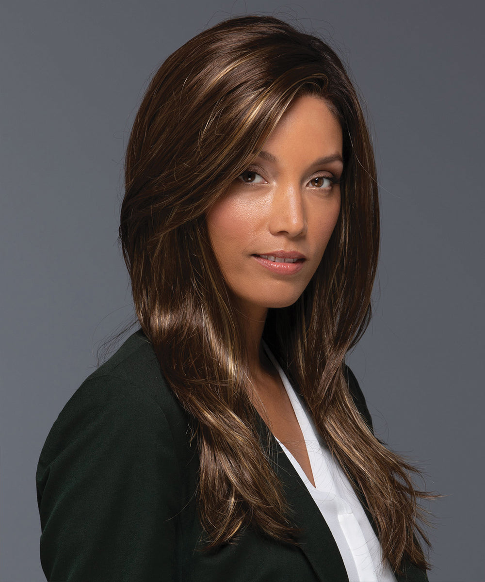 Monofilament with Lace Front Synthetic Wig Locklan by Estetica Designs shown in CKISSRT4