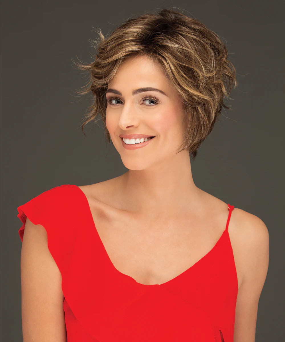 Monofilament Synthetic Wig Preston by Estetica Designs shown in CARAMELKISS