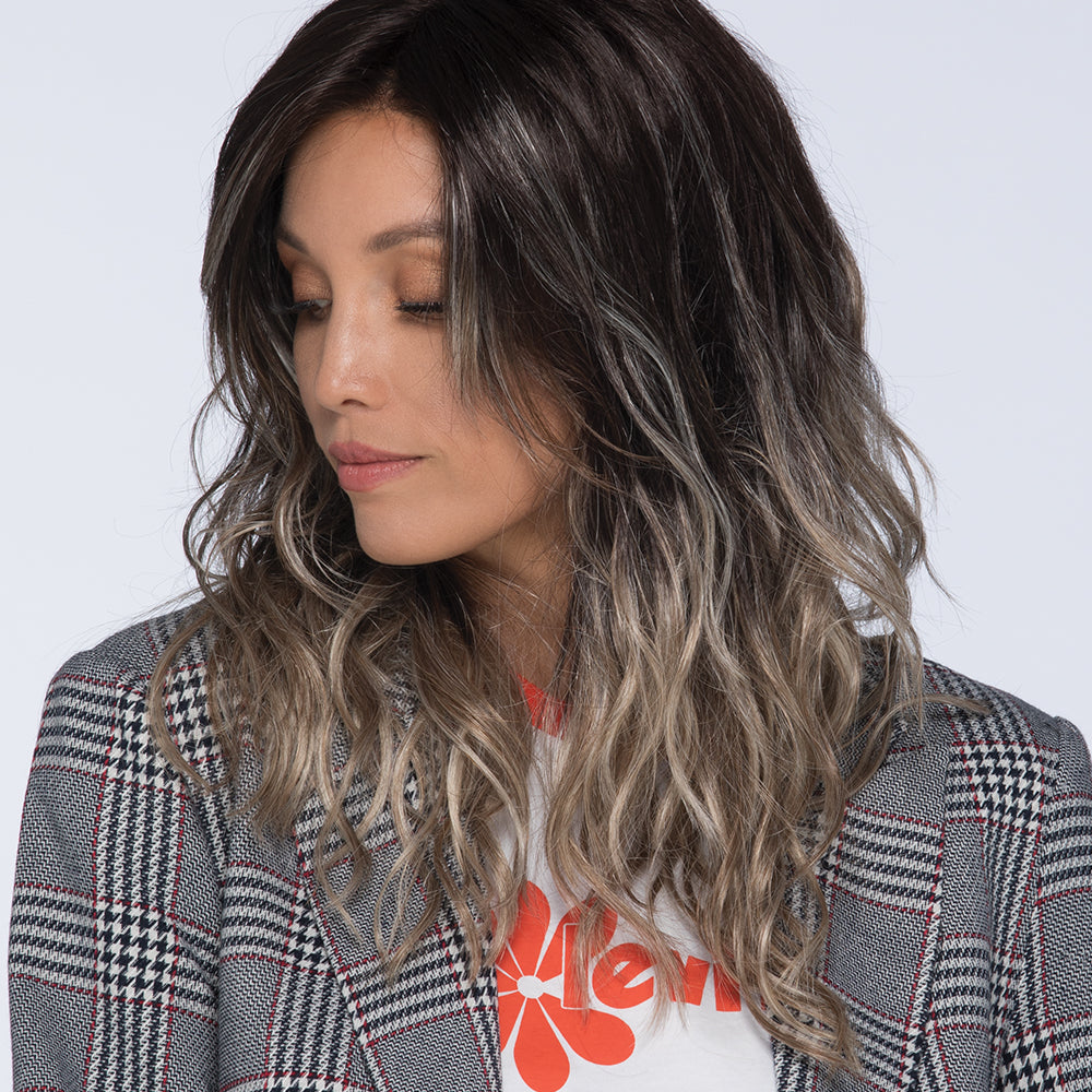 Monofilament with Lace Front Synthetic Wig Verona by Estetica Designs shown in Americano
