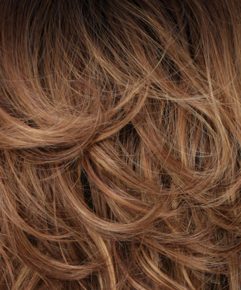 Synthetic Wig Color Swatch R30/28/26RT8 by Estetica Designs