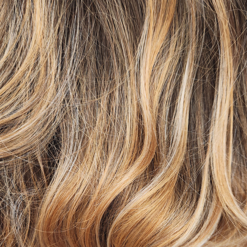 Synthetic Wig Color Swatch Golden Ginger by Estetica Designs