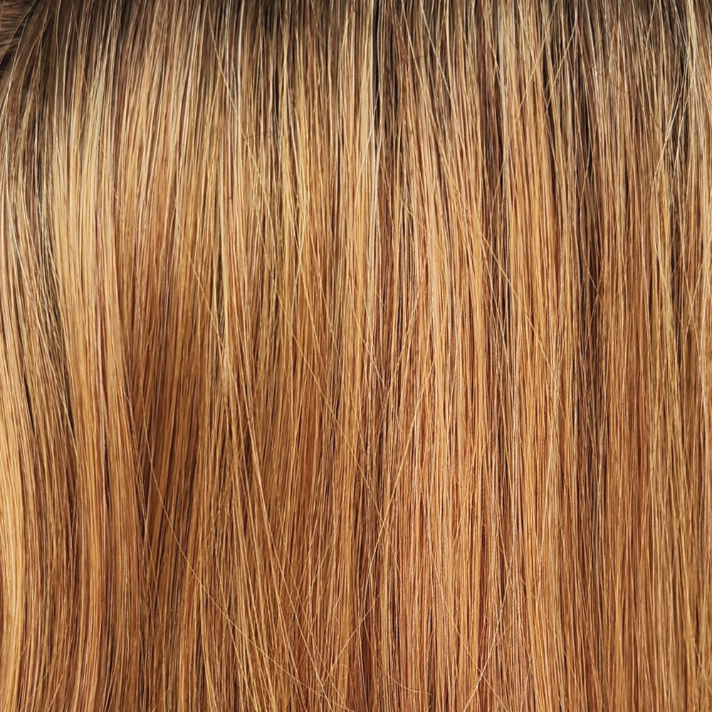 Synthetic Wig Color Swatch Mandarin Rooted by Estetica Designs