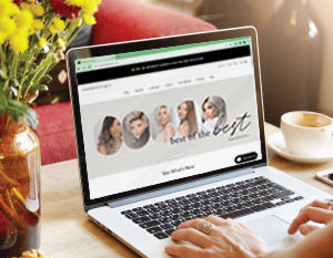 Image of someone shopping on the Estetica Website