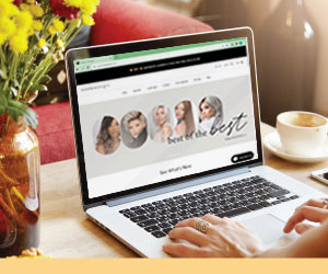 Image of someone shopping on the Estetica Website