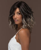 Front Lace Line Synthetic Wig Avalon by Estetica Designs shown in Americano