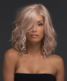 Front Lace Line Synthetic Wig Avalon by Estetica Designs shown in Smoky Rose