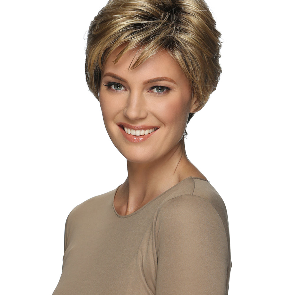 Pure Stretch Cap Synthetic Wig Billie by Estetica Designs shown in RH12/26RT4
