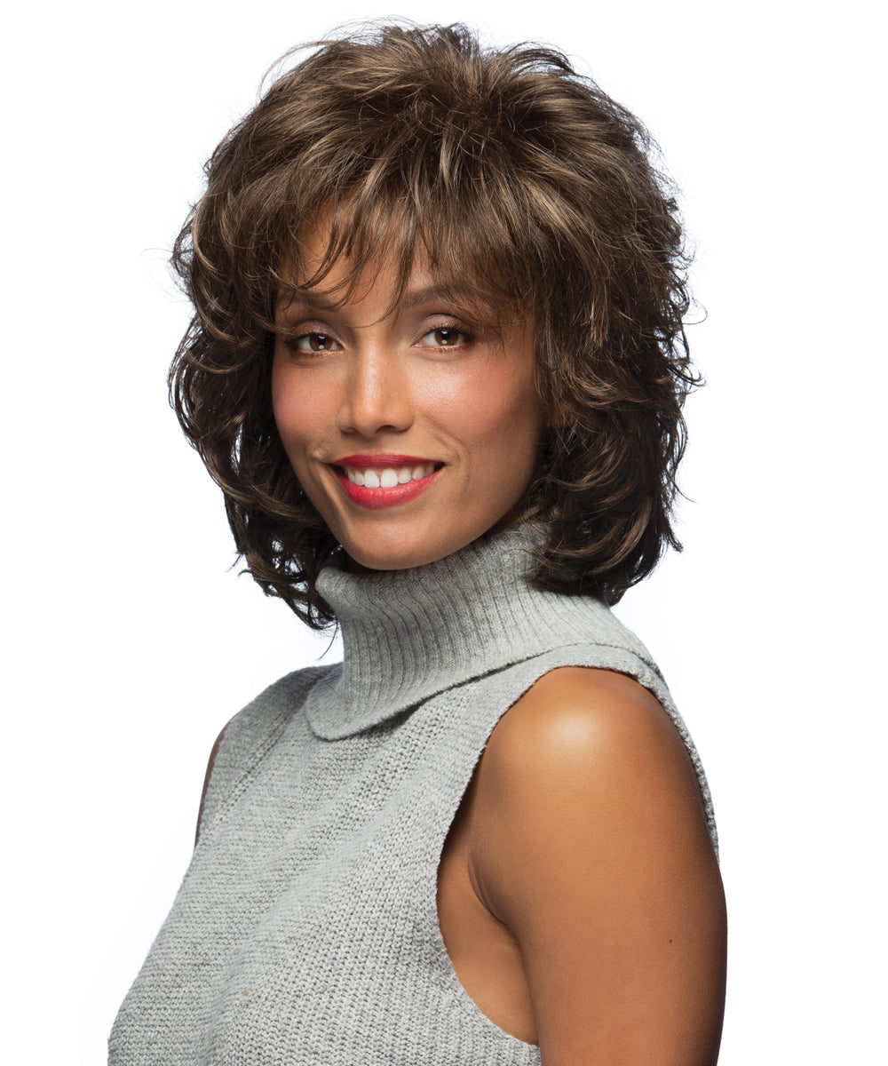 Pure Stretch Cap Synthetic Wig Compliment by Estetica Designs shown in R14/8H