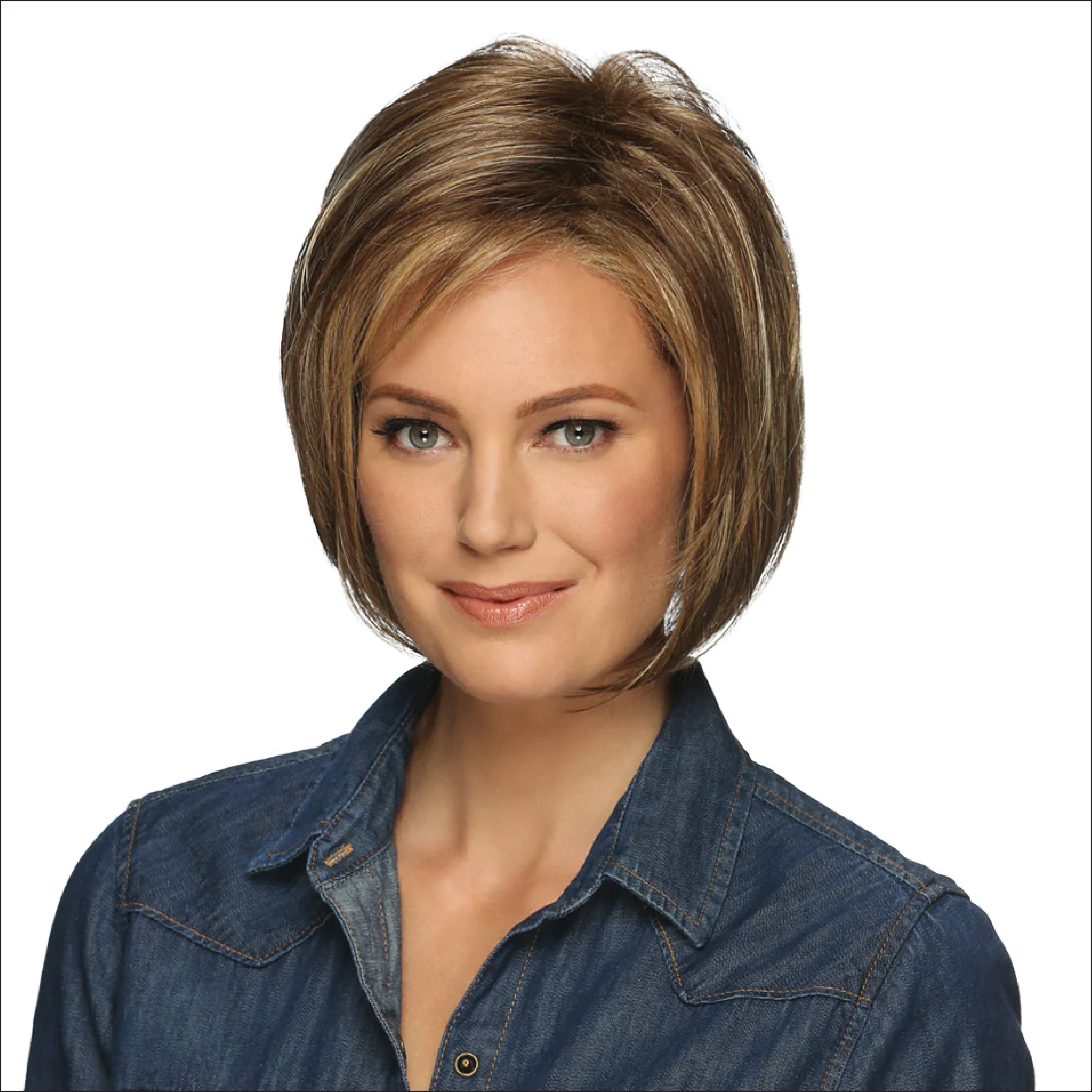 Front Lace Line Synthetic Wig Deena by Estetica Designs shown in R8/26H