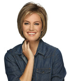 Front Lace Line Synthetic Wig Deena by Estetica Designs shown in R8/26H