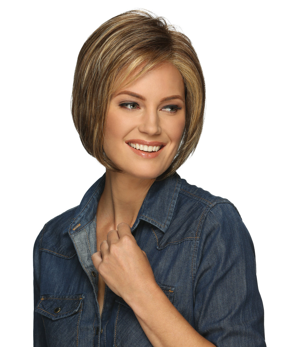 Front Lace Line Synthetic Wig Deena by Estetica Designs shown in R8/26H