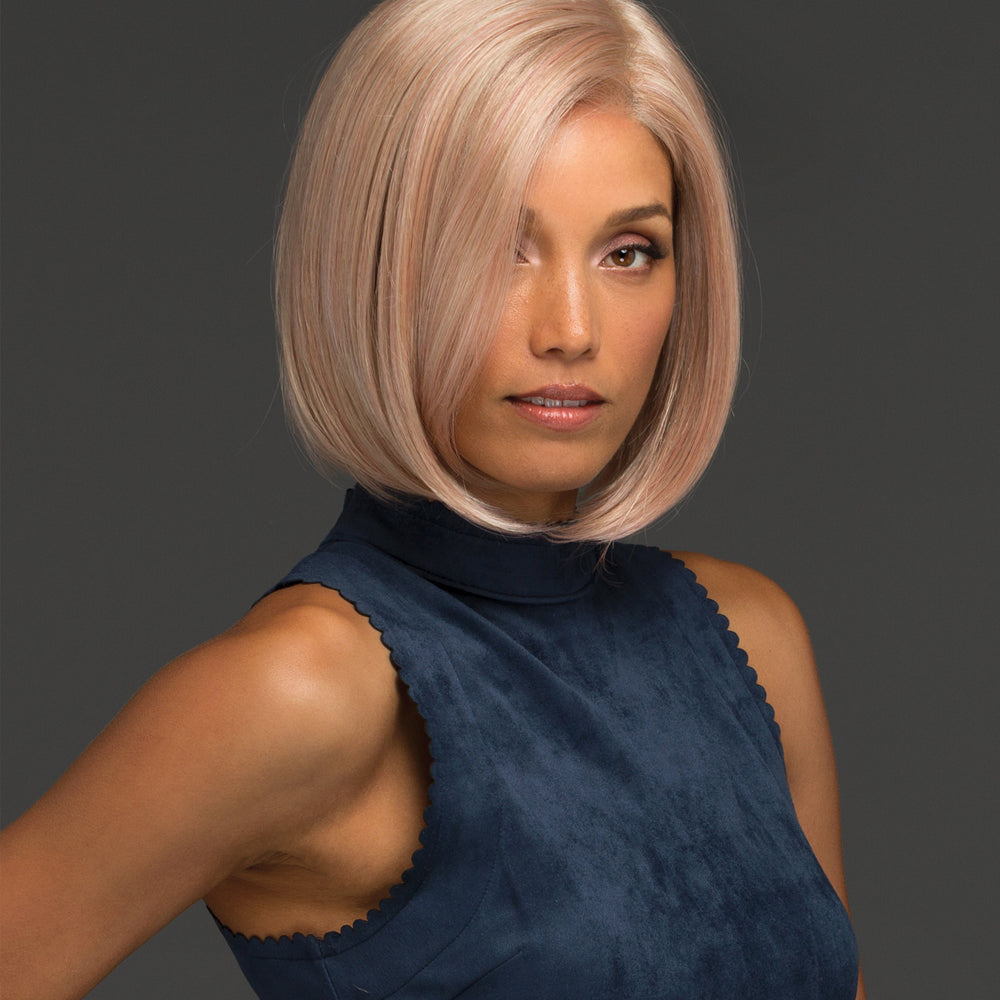 Front Lace Line Synthetic Wig Jamison by Estetica Designs shown in Smoky Rose