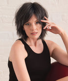 Pure Stretch Cap Synthetic Wig Jones by Estetica Designs shown in Chocolate Smoke