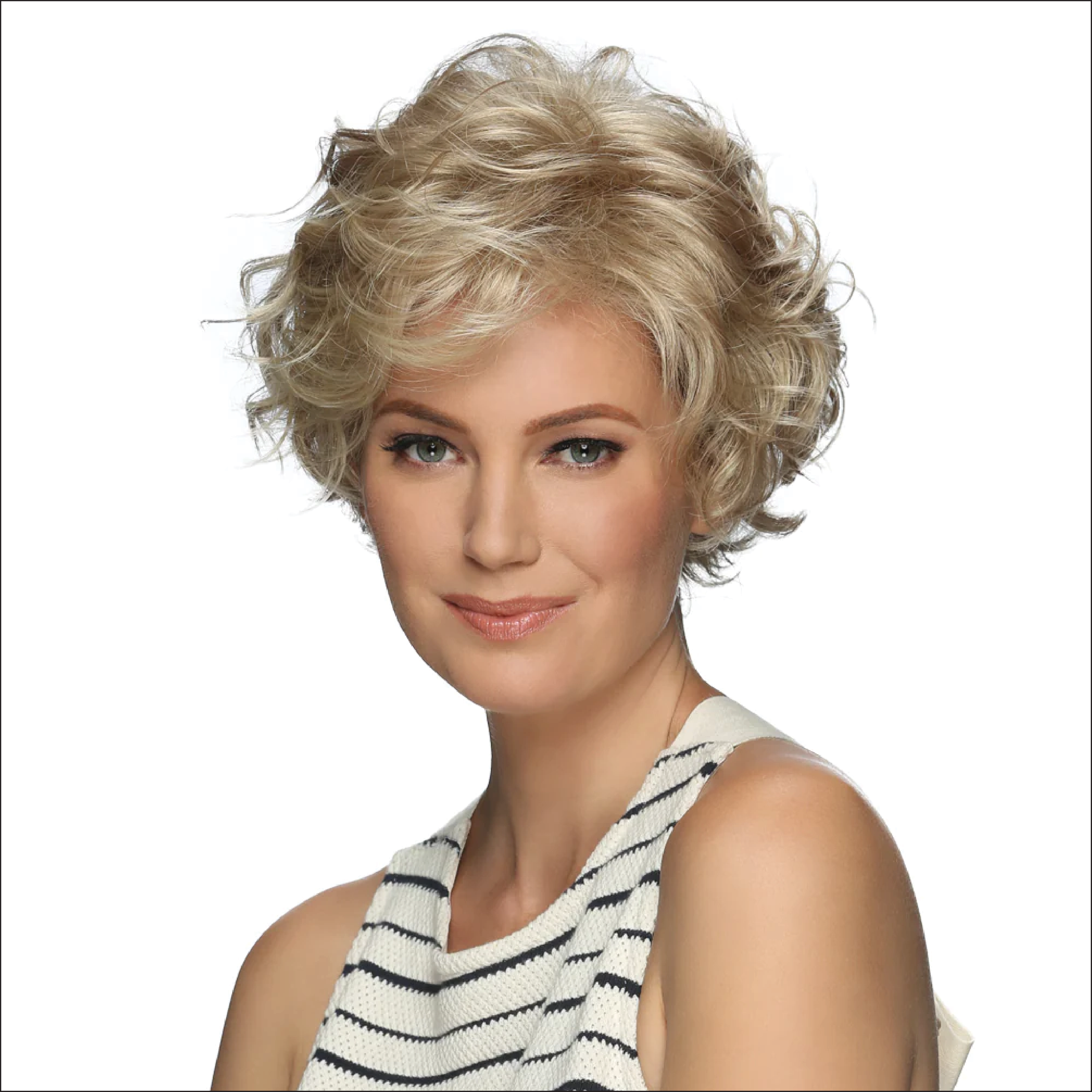 Front Lace Line Synthetic Wig Meg by Estetica Designs shown in RH1488