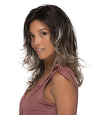 Front Lace Line Synthetic Wig Orchid by Estetica Designs shown in Americano