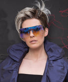 Front Lace Line Synthetic Wig Perry shown in color ICY SHADOW