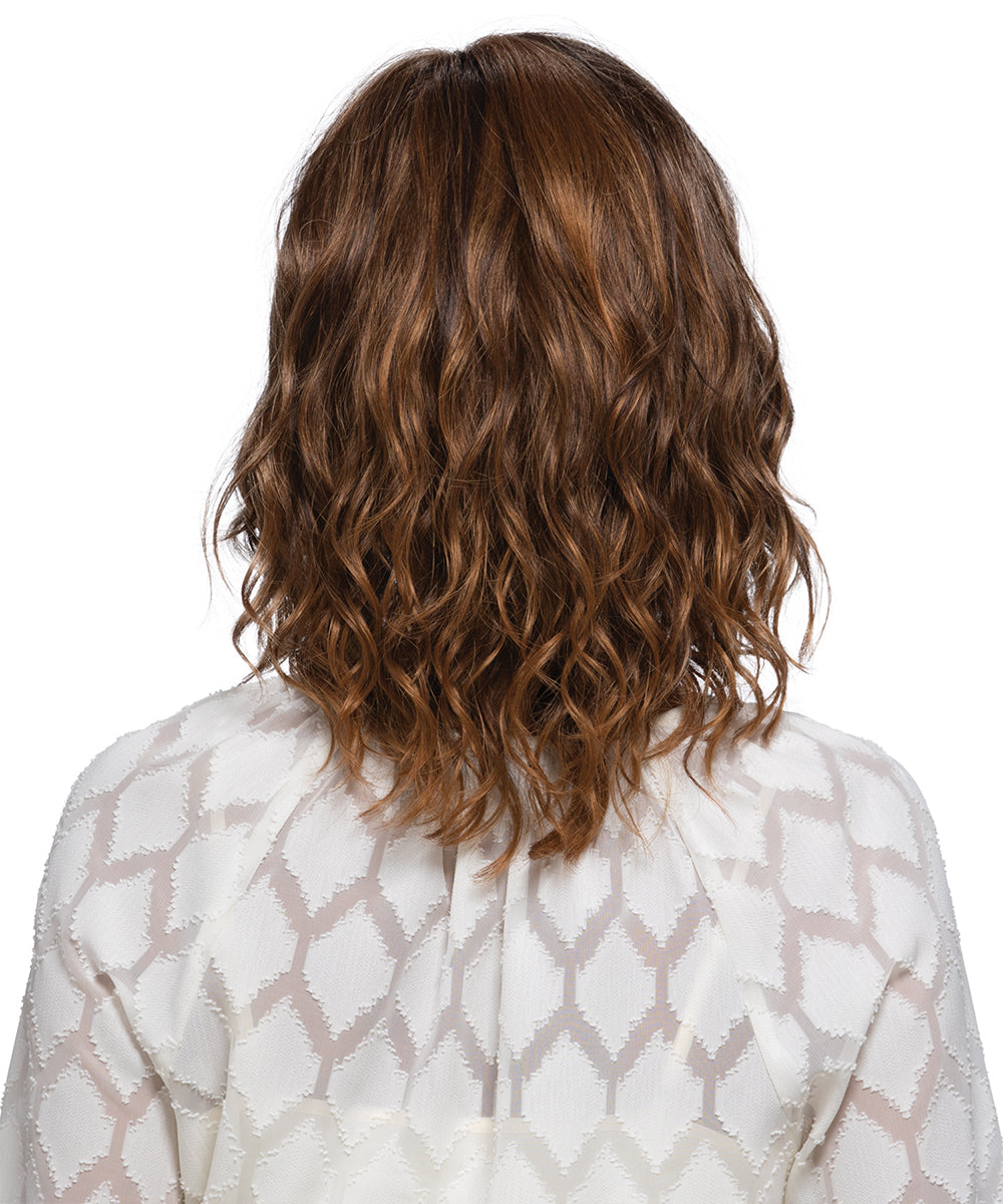 Front Lace Line Synthetic Wig Petite Berlin by Estetica Designs shown in RTH6/28