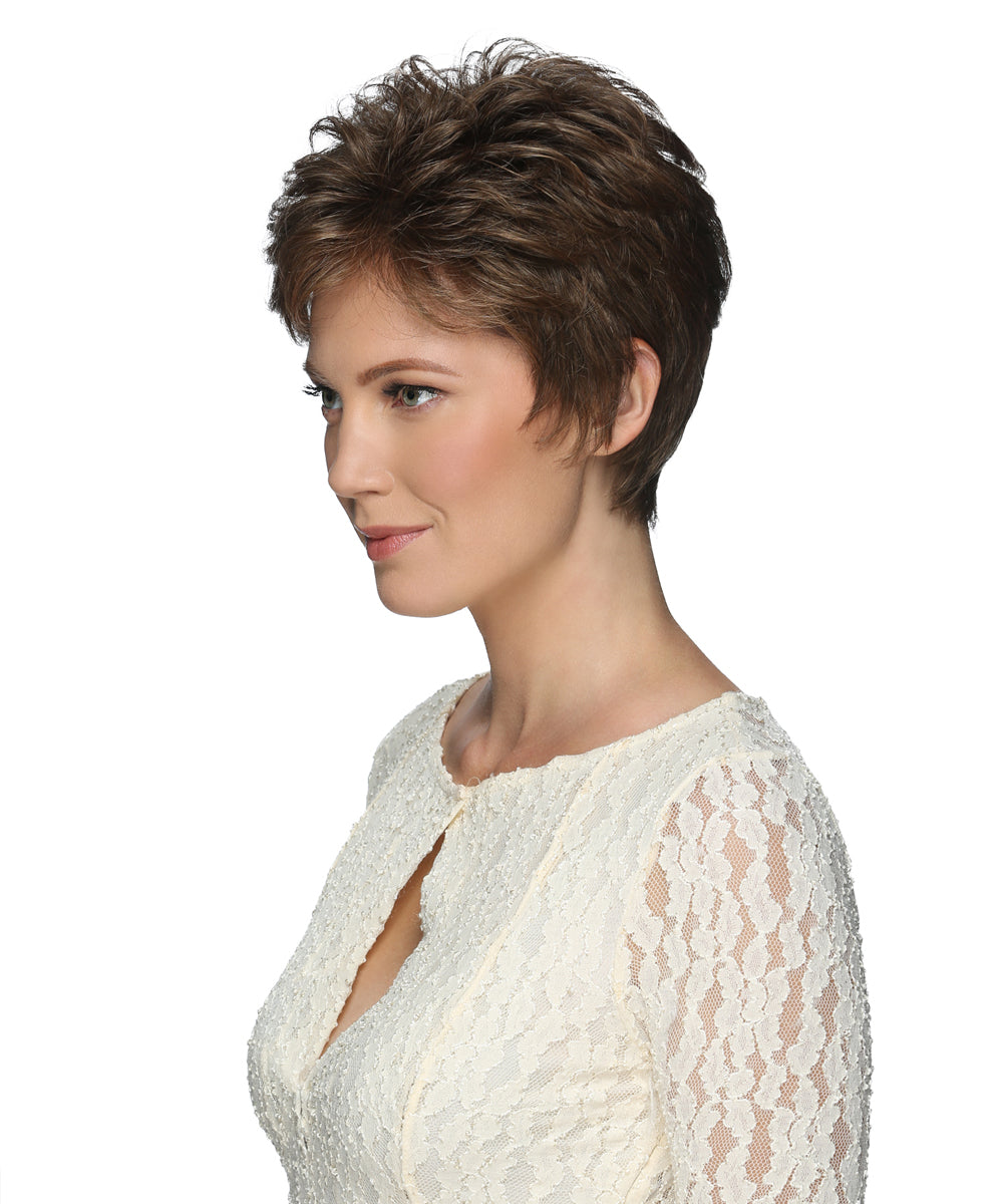 Front Lace Line Synthetic Wig Petite Valerie by Estetica Designs shown in R9/12