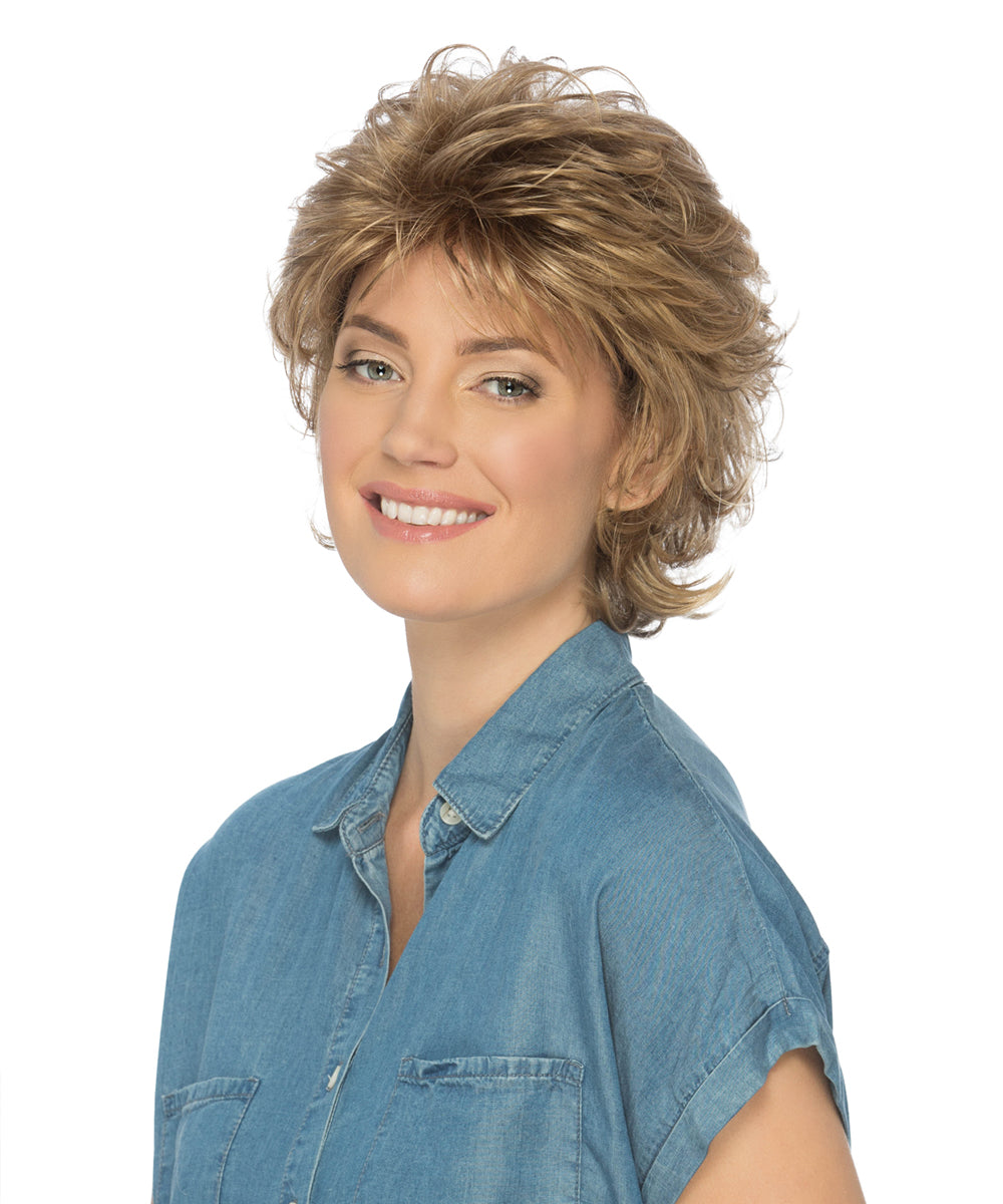 Pure Stretch Cap Synthetic Wig Shelby by Estetica Designs shown in R24/18BT