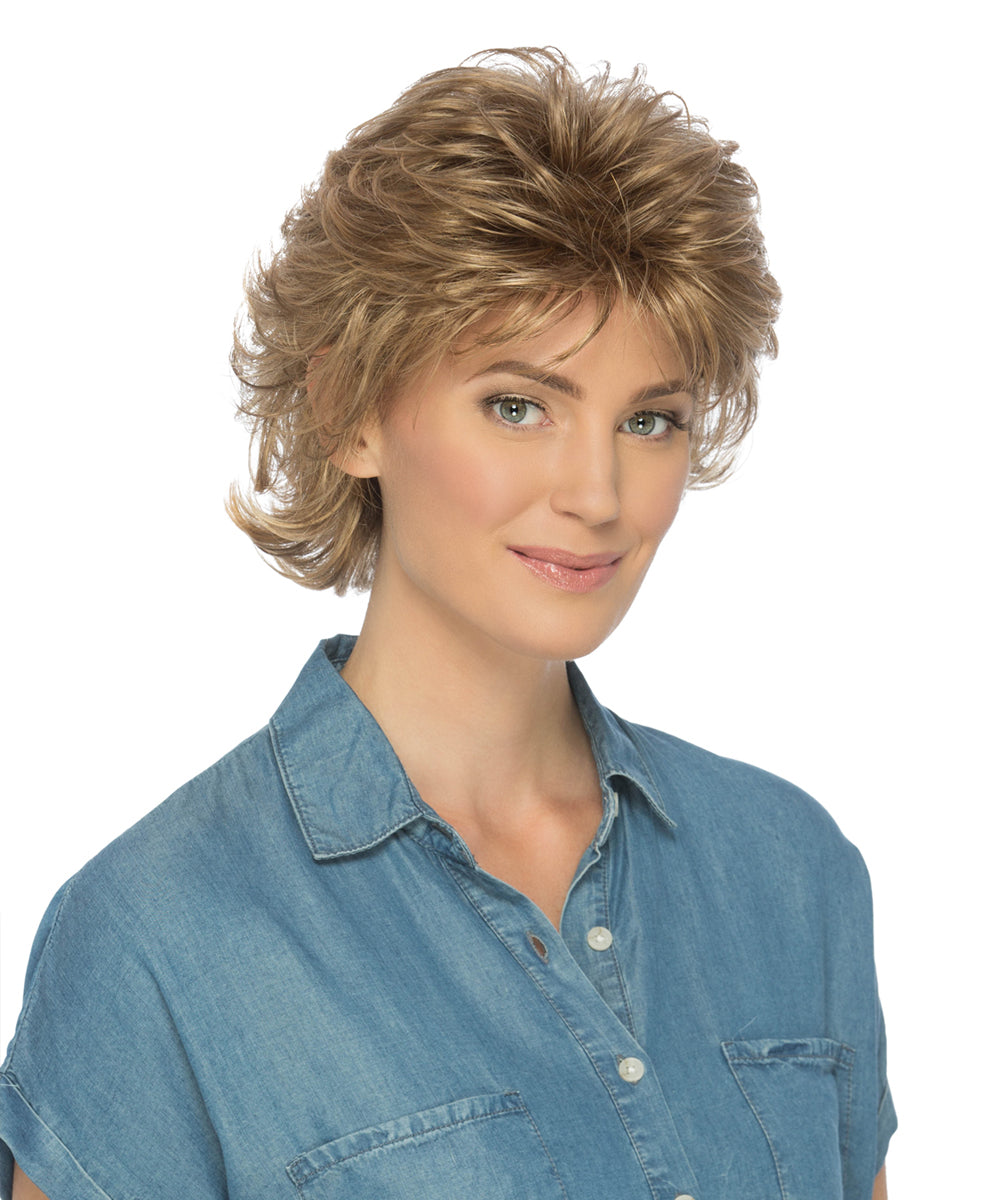 Pure Stretch Cap Synthetic Wig Shelby by Estetica Designs shown in R24/18BT