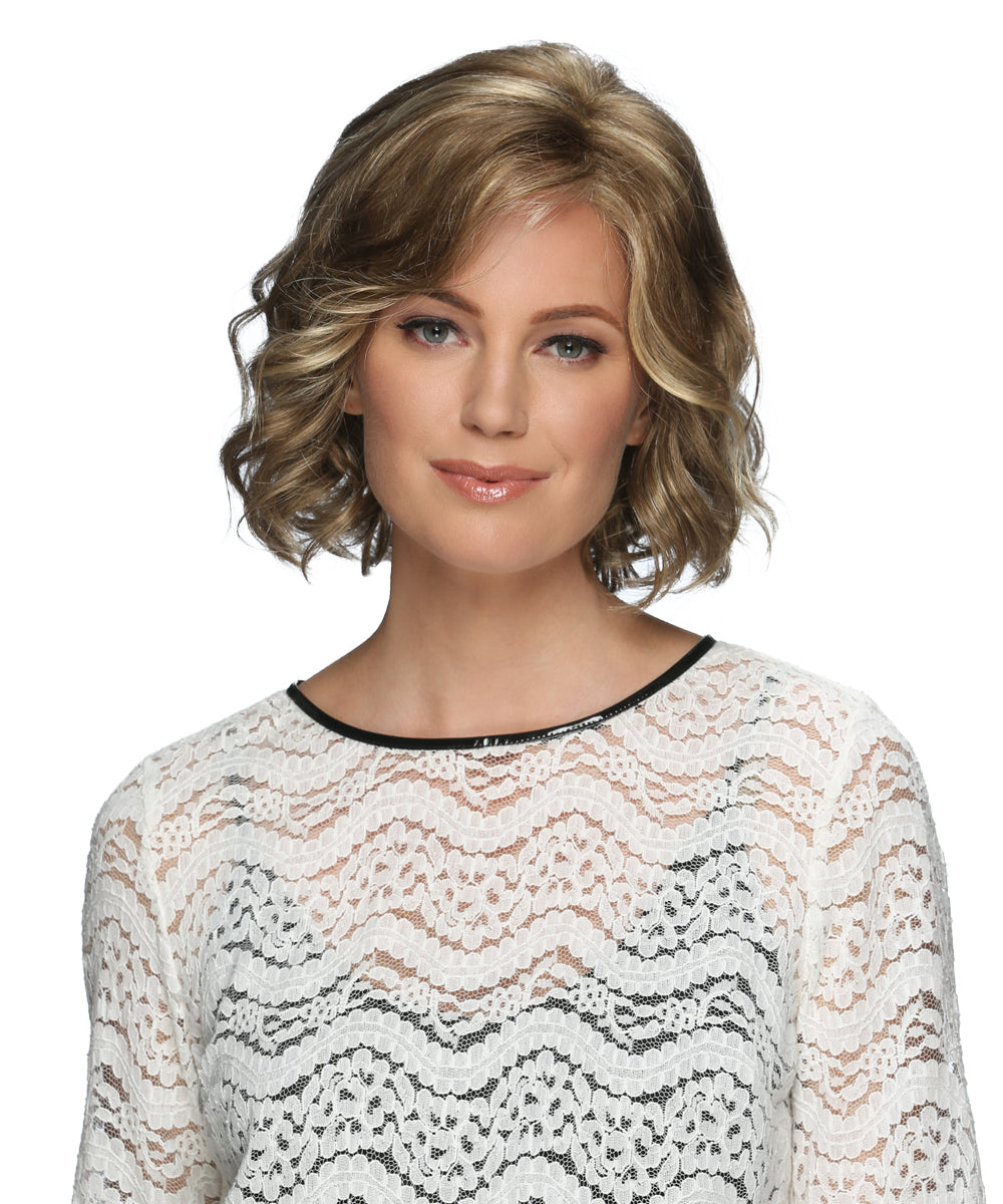 Front Lace Line with Lace Part Synthetic Wig Violet by Estetica Designs shown in RH1226
