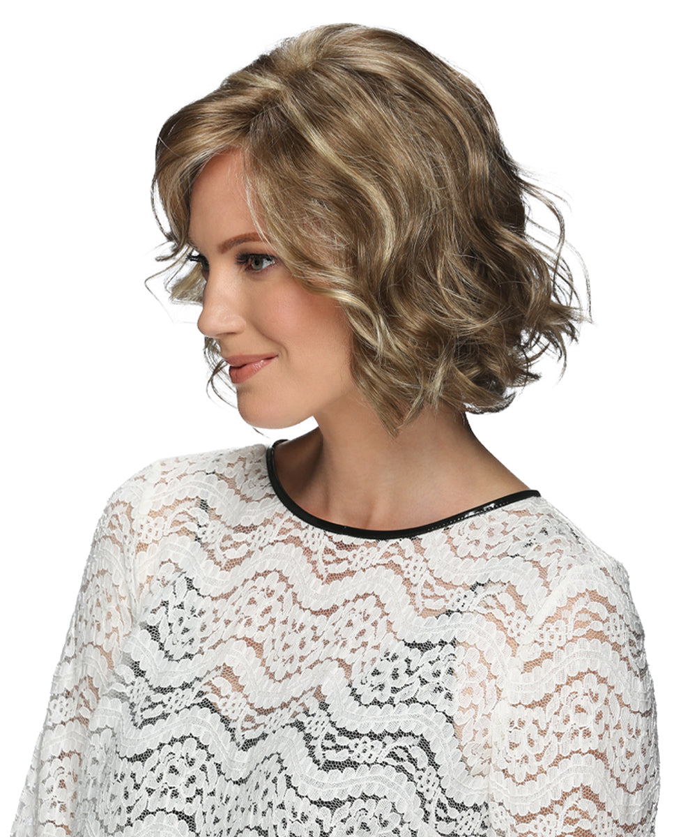 Front Lace Line with Lace Part Synthetic Wig Violet by Estetica Designs shown in RH1226