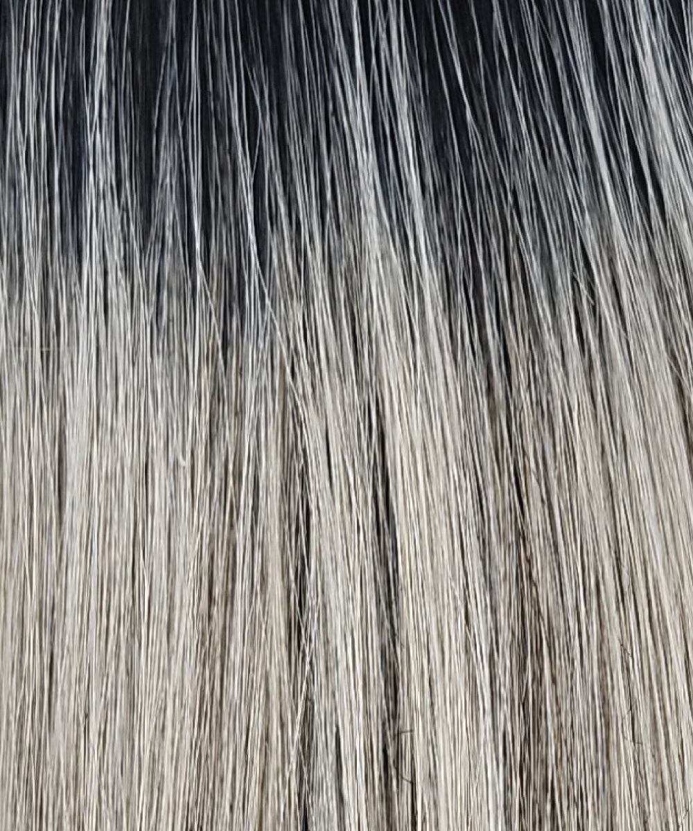 Heat Resistant Wig Gray Color Swatch CHROMERT1B by Estetica Designs 