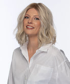 Heat Resistant Synthetic Wig Somers by Estetica Designs shown in Sunlit Blonde