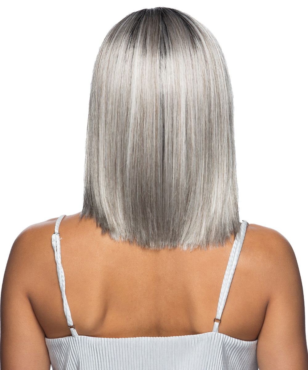 Monofilament with Lace Front Synthetic Wig Sutton by Estetica Designs shown in CHROMERT1B