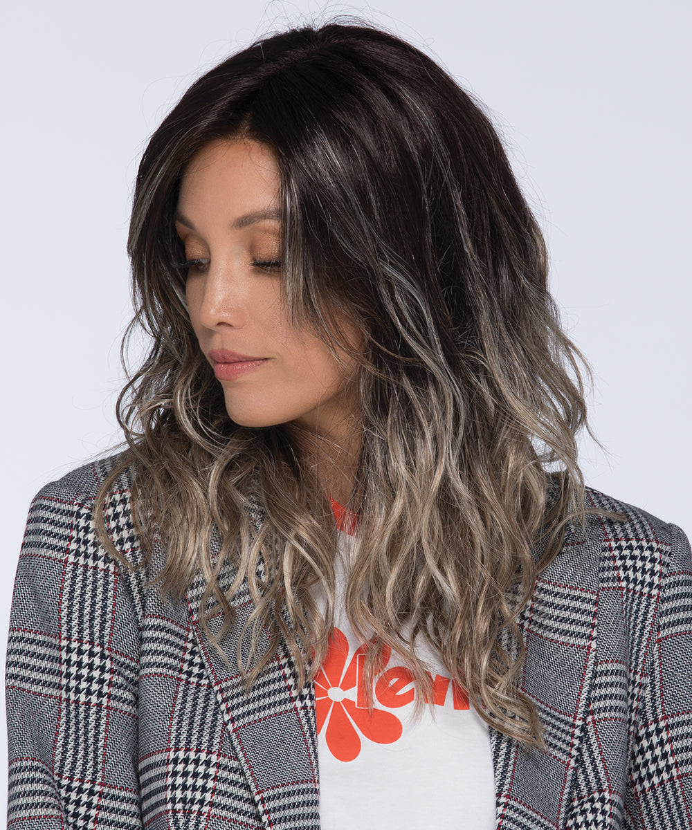 Monofilament with Lace Front Synthetic Wig Verona by Estetica Designs shown in Americano