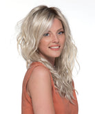 Monofilament with Lace Front Synthetic Wig Verona by Estetica Designs shown in Sunlit Blonde