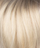 Color swatch of synthetic blonde wig color named SPF Blonde