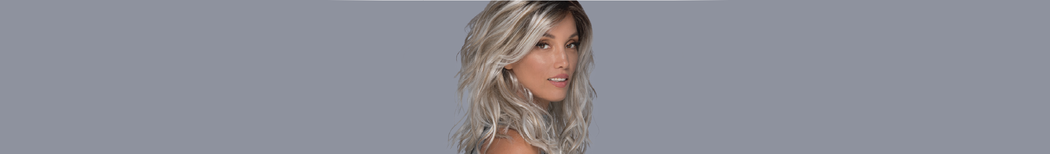 Monofilament wig called Verona, shown in color Vanilla Macchiato