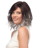 Front Lace Line Synthetic Wig Avalon by Estetica Designs shown in Graydient Storm