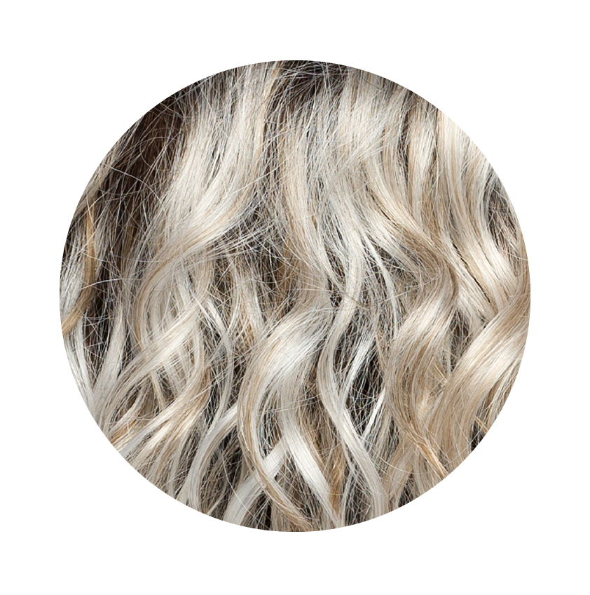 Synthetic Wig Color Swatch Vanilla Macchiato by Estetica Designs 