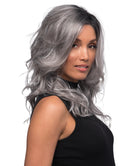 Front Lace Line Synthetic Wig Deena by Estetica Designs shown in CHROMERT1B