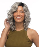 Front Lace Line Synthetic Wig Finn by Estetica Designs shown in CHROMERT1B