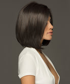 Front Lace Line Synthetic Wig Jamison 
by Estetica Designs shown in Chocolate Smoke