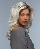 Front Lace Line Synthetic Wig Mackenzie by Estetica Designs shown in SILVERSUNRT8