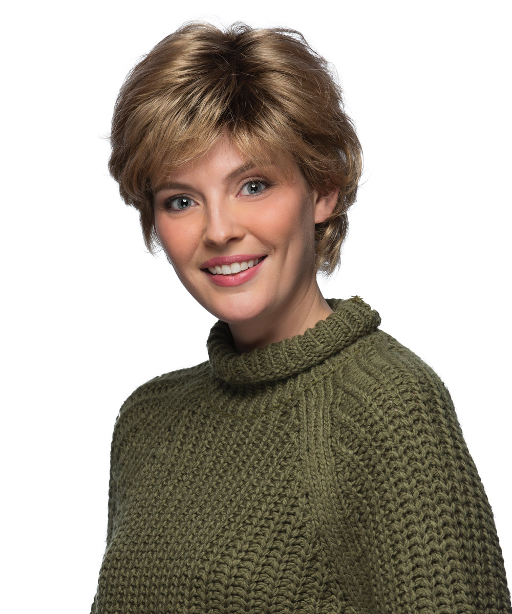 Pure Stretch Cap Synthetic Wig Mandy  by Estetica Designs shown in R24/18BTRT8