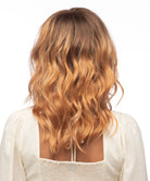 Front Lace Line with Lace Part Synthetic Wig Ocean by Estetica Designs shown in Golden Ginger