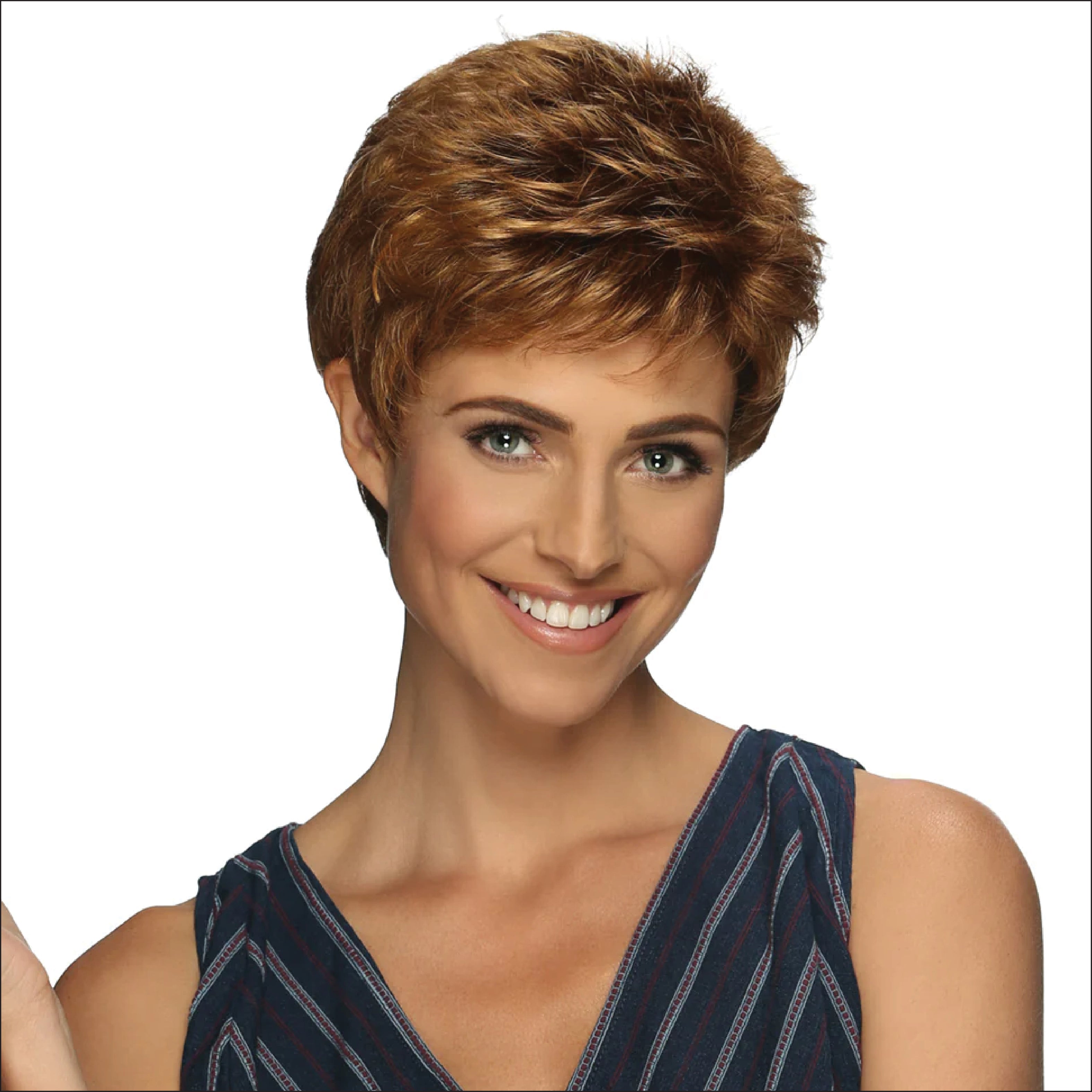 Pure Stretch Cap Synthetic Wig Petite Nancy by Estetica Designs shown in R30/28/26