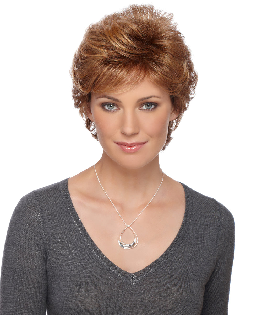 Pure Stretch Cap Synthetic Wig Rebecca by Estetica Designs shown in R30/28/26