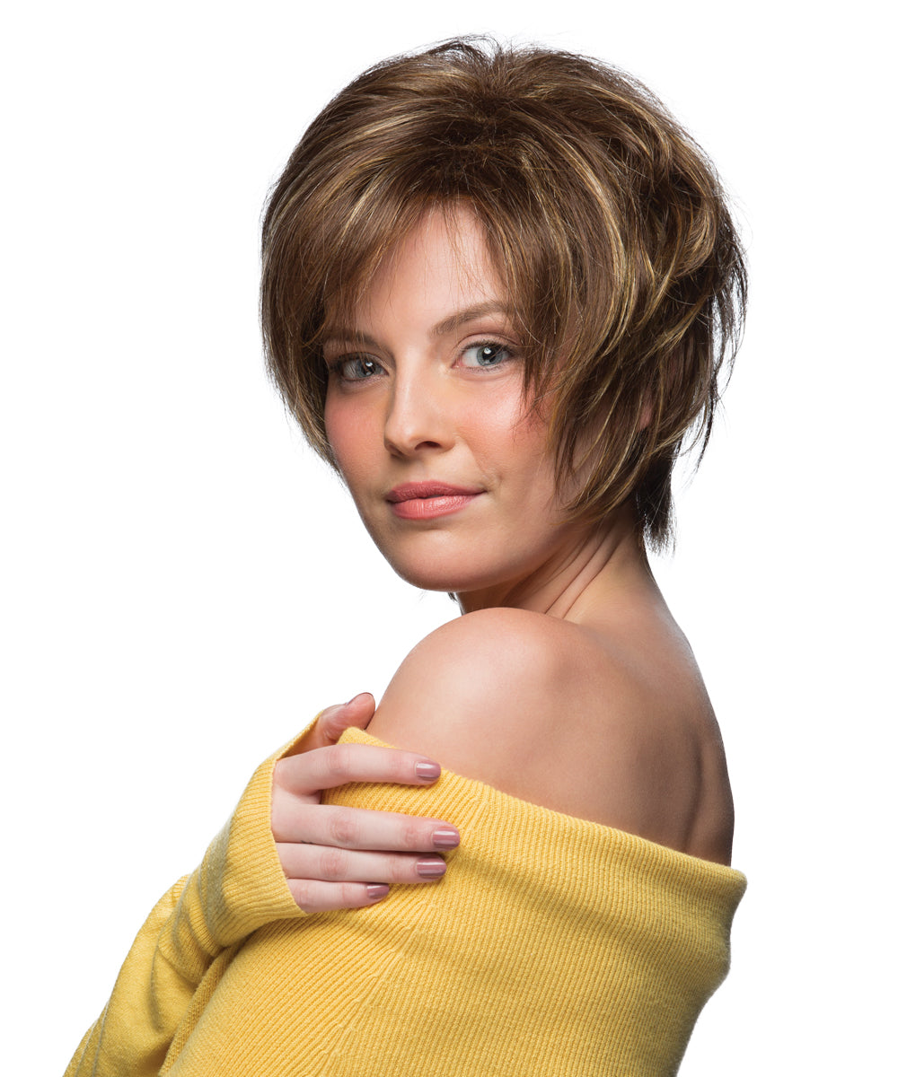 Pure Stretch Cap Synthetic Wig Renae by Estetica Designs shown in CARAMELKISS