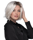 Front Lace Line with Lace Part Synthetic Wig Sage by Estetica Designs shown in SILVERSUNRT8