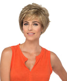 Front Lace Line Synthetic Wig Symone by Estetica Designs shown in R12/26CH