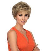 Front Lace Line Synthetic Wig Symone by Estetica Designs shown in R12/26CH