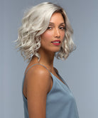 Front Lace Line Synthetic Wig Wynter  by Estetica Designs shown in SILVERSUNRT8