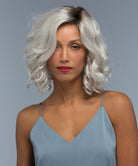 Front Lace Line Synthetic Wig Wynter  by Estetica Designs shown in SILVERSUNRT8